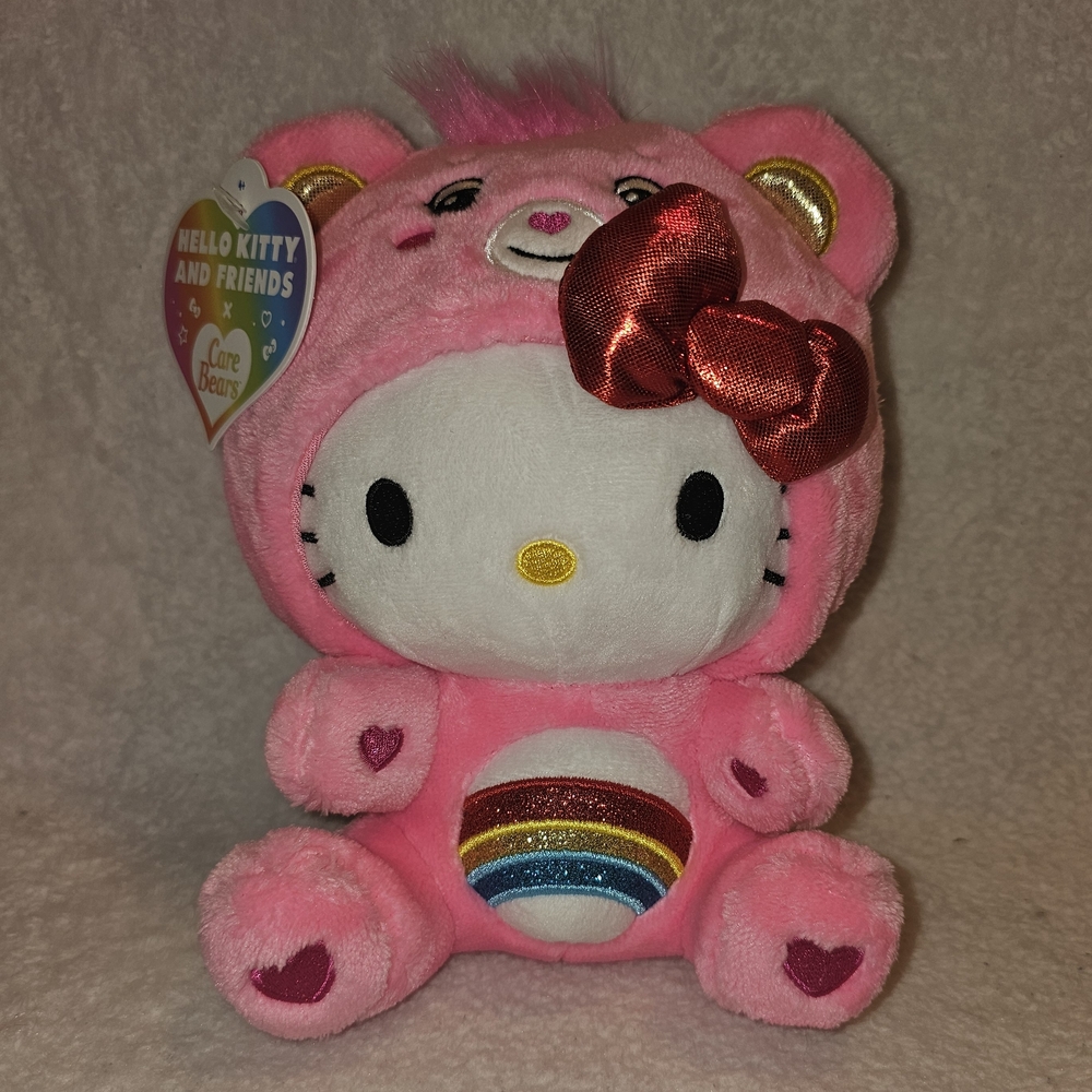 HELLO KITTY & FRIENDS X CARE BEARS 2023 Plushie Bundle - Picture 5 of 11